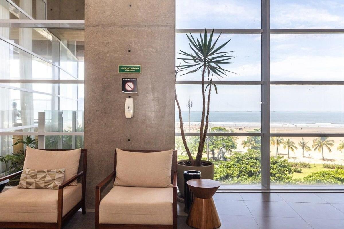 Studio Moderno Em Condominio De Luxo Pe Na Areia Santos  Extérieur photo