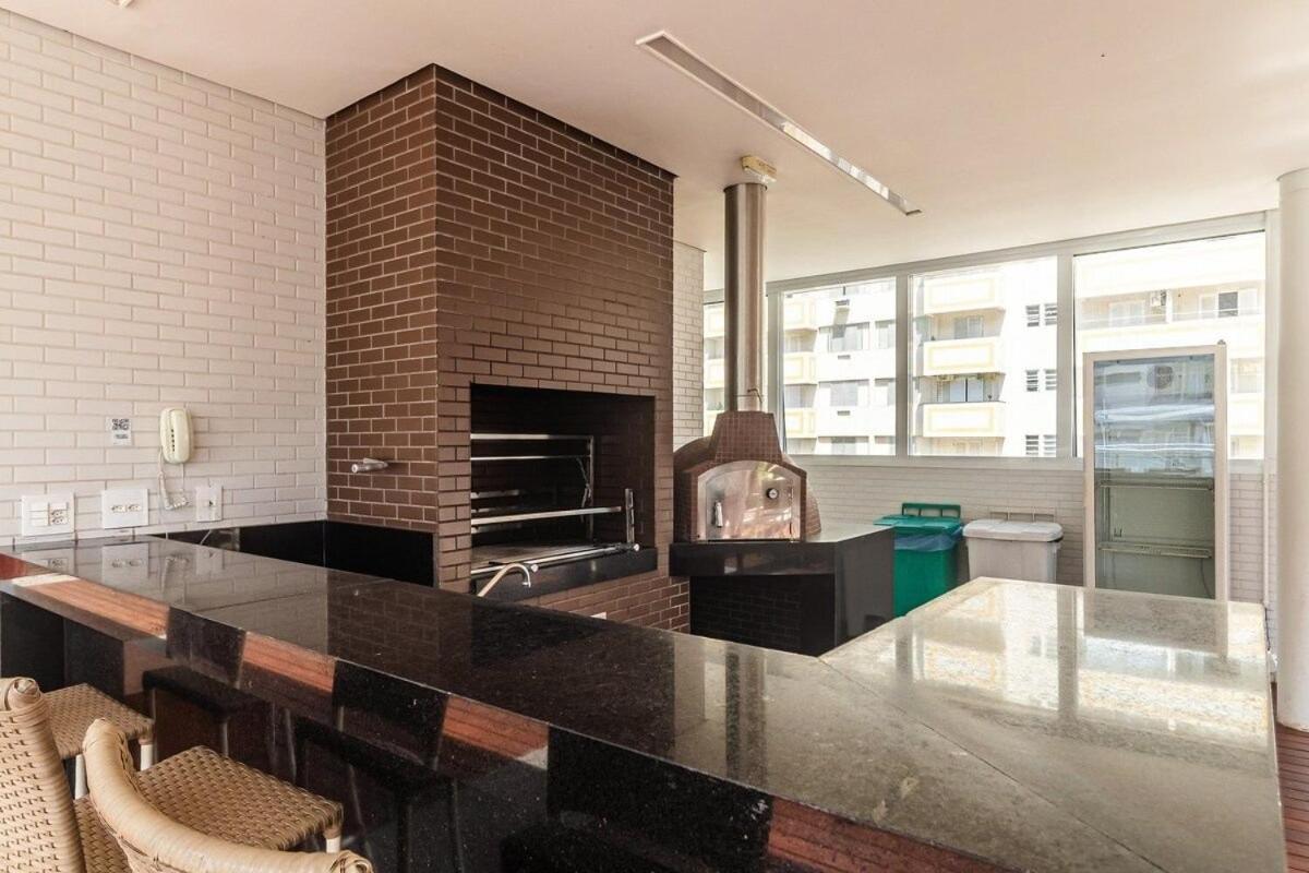 Studio Moderno Em Condominio De Luxo Pe Na Areia Santos  Extérieur photo