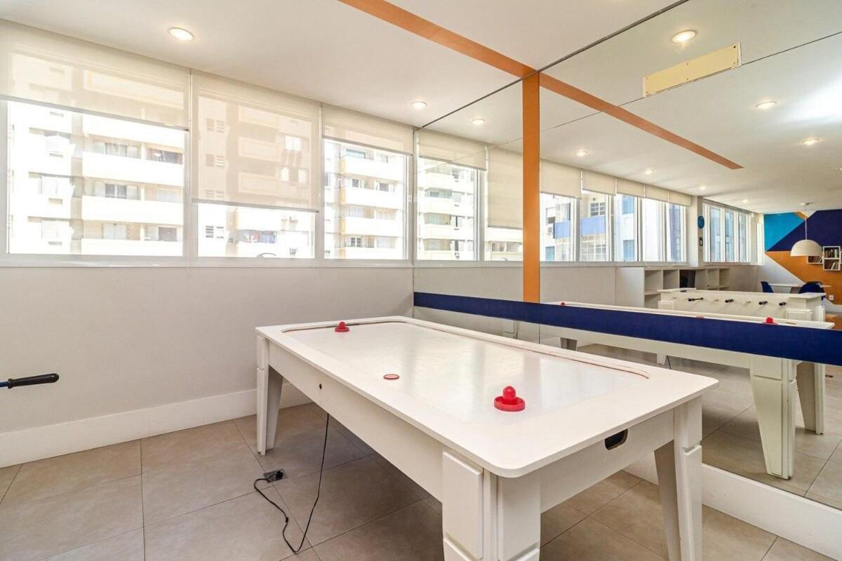 Studio Moderno Em Condominio De Luxo Pe Na Areia Santos  Extérieur photo