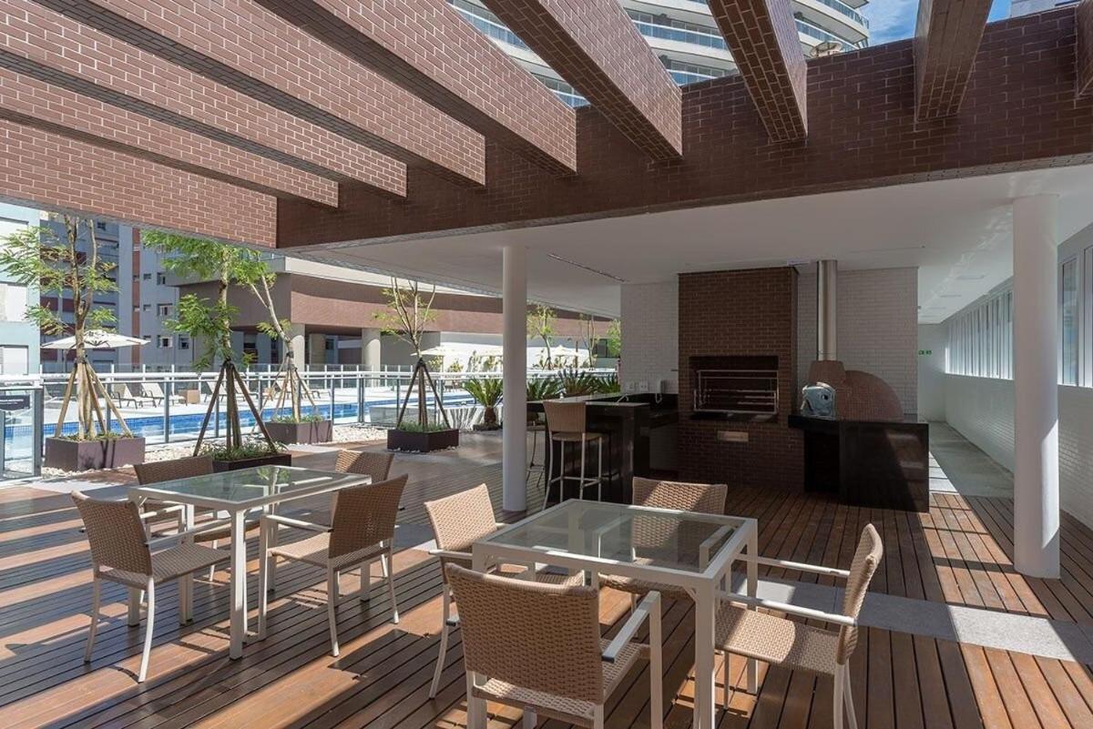 Studio Moderno Em Condominio De Luxo Pe Na Areia Santos  Extérieur photo