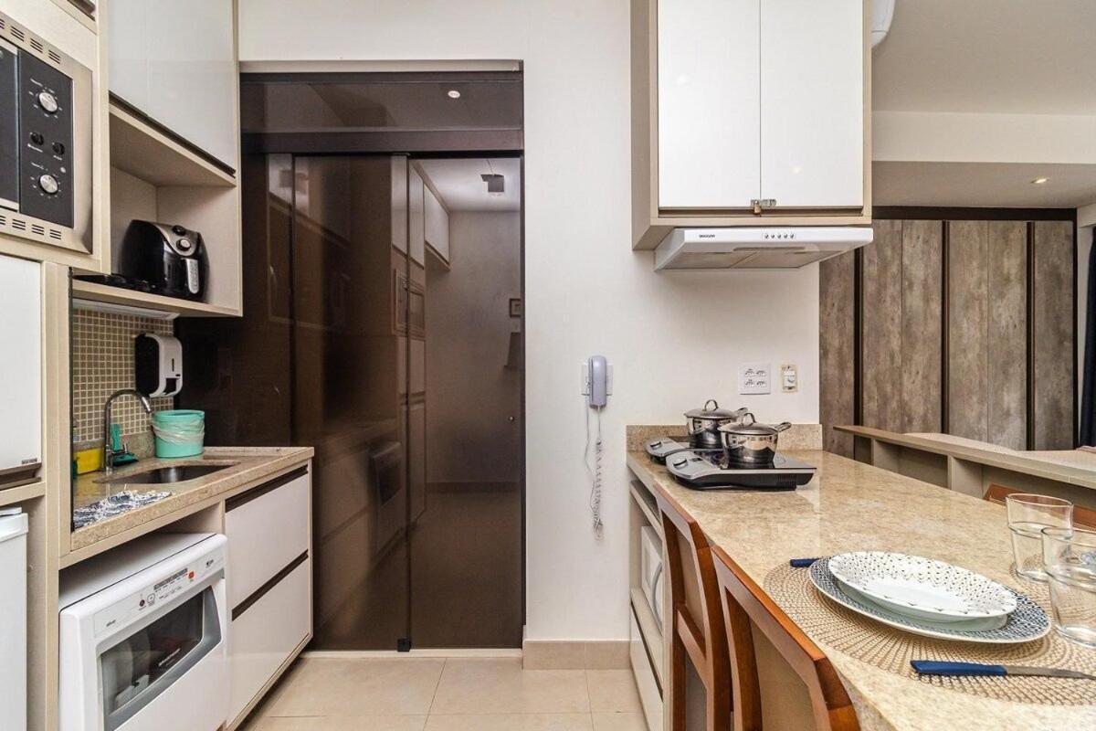 Studio Moderno Em Condominio De Luxo Pe Na Areia Santos  Extérieur photo